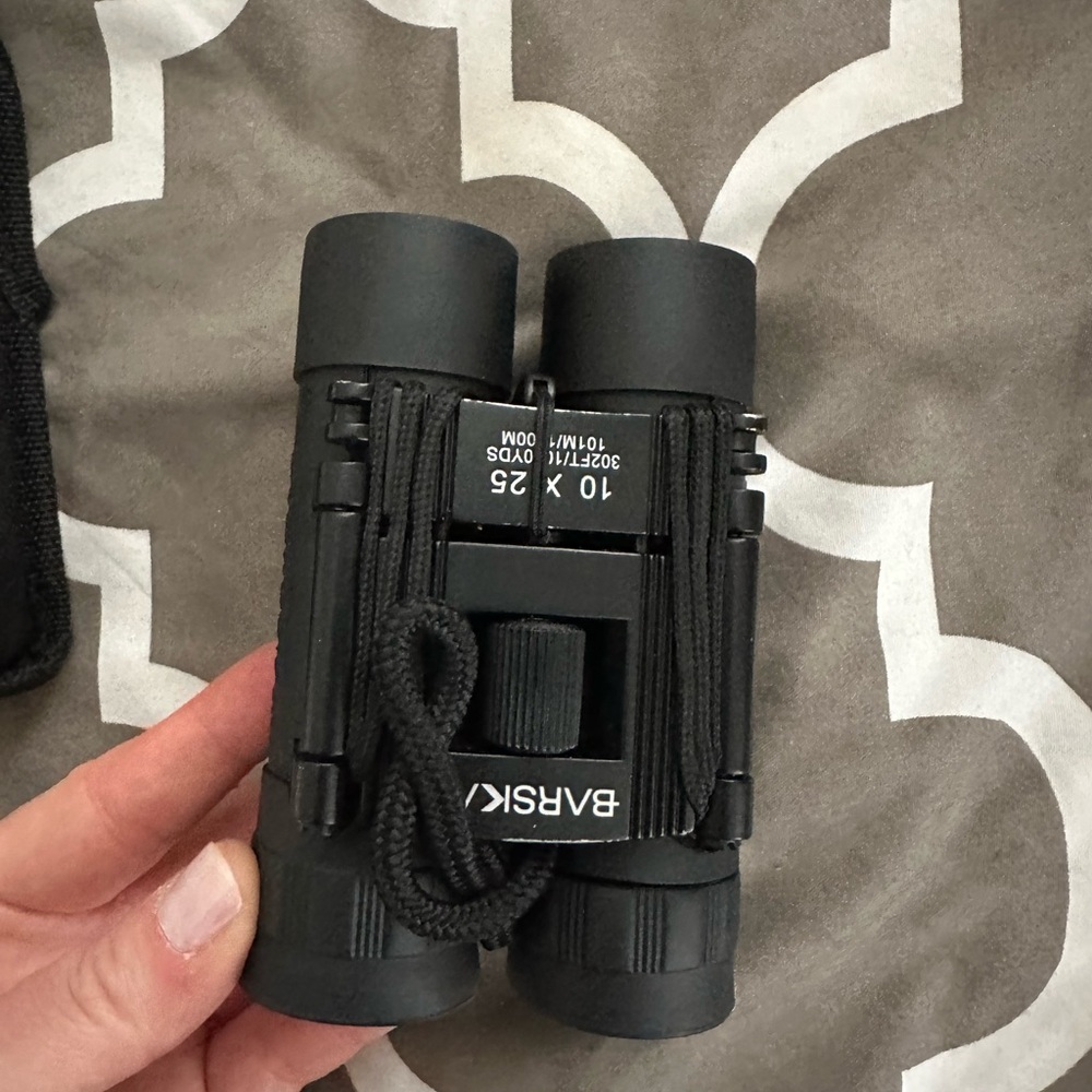 BARSKA 10x25 Compact Black Binoculars